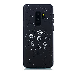 Silicone Candy Rubber Gel Starry Sky Soft Case Cover for Samsung Galaxy S9 Plus Black