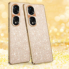 Silicone Candy Rubber TPU Bling-Bling Soft Case Cover GS1 for Huawei Honor 70 Pro 5G Gold