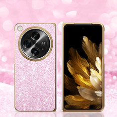 Silicone Candy Rubber TPU Bling-Bling Soft Case Cover GS1 for Oppo Find N3 5G Rose Gold
