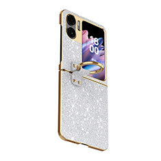 Silicone Candy Rubber TPU Bling-Bling Soft Case Cover GS2 for Oppo Find N2 Flip 5G Silver