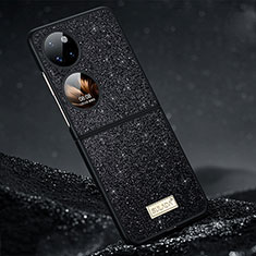 Silicone Candy Rubber TPU Bling-Bling Soft Case Cover LD1 for Huawei P60 Pocket Black