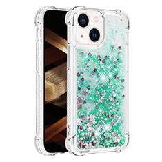Silicone Candy Rubber TPU Bling-Bling Soft Case Cover S01 for Apple iPhone 13 Green