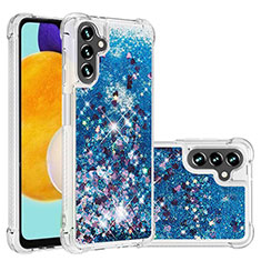 Silicone Candy Rubber TPU Bling-Bling Soft Case Cover S01 for Samsung Galaxy A04s Blue