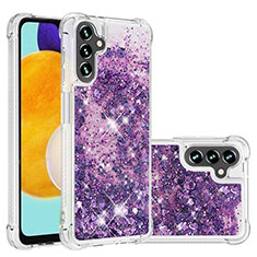 Silicone Candy Rubber TPU Bling-Bling Soft Case Cover S01 for Samsung Galaxy A13 5G Purple