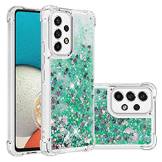 Silicone Candy Rubber TPU Bling-Bling Soft Case Cover S01 for Samsung Galaxy A53 5G Green