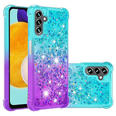 Silicone Candy Rubber TPU Bling-Bling Soft Case Cover S02 for Samsung Galaxy A13 5G Sky Blue