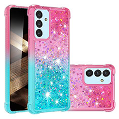 Silicone Candy Rubber TPU Bling-Bling Soft Case Cover S02 for Samsung Galaxy A15 4G Pink