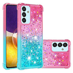 Silicone Candy Rubber TPU Bling-Bling Soft Case Cover S02 for Samsung Galaxy A34 5G Pink