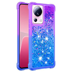 Silicone Candy Rubber TPU Bling-Bling Soft Case Cover S02 for Xiaomi Mi 12 Lite NE 5G Purple