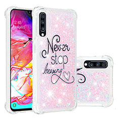 Silicone Candy Rubber TPU Bling-Bling Soft Case Cover S03 for Samsung Galaxy A70 Mixed