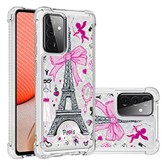 Silicone Candy Rubber TPU Bling-Bling Soft Case Cover S03 for Samsung Galaxy A72 4G Mixed