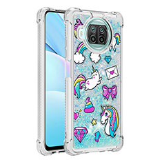 Silicone Candy Rubber TPU Bling-Bling Soft Case Cover S03 for Xiaomi Mi 10i 5G Sky Blue