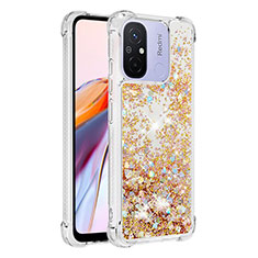 Silicone Candy Rubber TPU Bling-Bling Soft Case Cover S03 for Xiaomi Poco C55 Gold