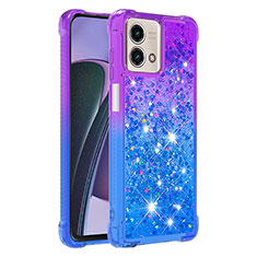 Silicone Candy Rubber TPU Bling-Bling Soft Case Cover YB2 for Motorola Moto G Stylus (2023) 4G Purple