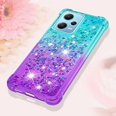 Silicone Candy Rubber TPU Bling-Bling Soft Case Cover YB2 for Xiaomi Poco X5 5G Sky Blue