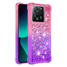 Silicone Candy Rubber TPU Bling-Bling Soft Case Cover YB2 for Xiaomi Redmi K60 Ultra 5G Hot Pink