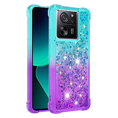 Silicone Candy Rubber TPU Bling-Bling Soft Case Cover YB2 for Xiaomi Redmi K60 Ultra 5G Sky Blue