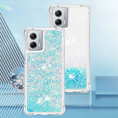 Silicone Candy Rubber TPU Bling-Bling Soft Case Cover YB3 for Motorola Moto G 5G (2023) Sky Blue