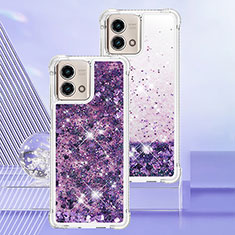 Silicone Candy Rubber TPU Bling-Bling Soft Case Cover YB3 for Motorola Moto G Stylus (2023) 4G Purple