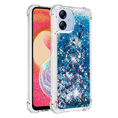 Silicone Candy Rubber TPU Bling-Bling Soft Case Cover YB3 for Samsung Galaxy A04 4G Blue