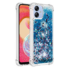 Silicone Candy Rubber TPU Bling-Bling Soft Case Cover YB3 for Samsung Galaxy A04E Blue