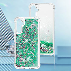 Silicone Candy Rubber TPU Bling-Bling Soft Case Cover YB3 for Samsung Galaxy A34 5G Green