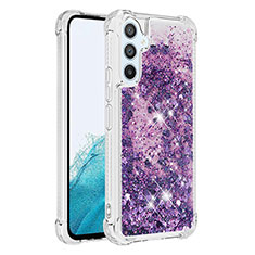 Silicone Candy Rubber TPU Bling-Bling Soft Case Cover YB3 for Samsung Galaxy A54 5G Purple