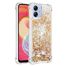 Silicone Candy Rubber TPU Bling-Bling Soft Case Cover YB3 for Samsung Galaxy M04 Gold