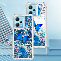 Silicone Candy Rubber TPU Bling-Bling Soft Case Cover YB3 for Xiaomi Redmi Note 12 5G Blue