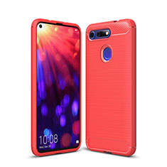 Silicone Candy Rubber TPU Line Soft Case Cover C02 for Huawei Honor V20 Red