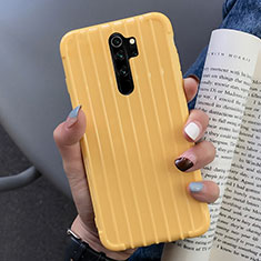 Silicone Candy Rubber TPU Line Soft Case Cover C04 for Xiaomi Redmi Note 8 Pro Yellow