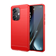 Silicone Candy Rubber TPU Line Soft Case Cover for Oppo K11 5G Red