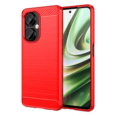 Silicone Candy Rubber TPU Line Soft Case Cover for Oppo K11x 5G Red