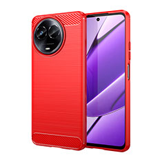 Silicone Candy Rubber TPU Line Soft Case Cover for Realme V50s 5G Red