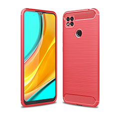 Silicone Candy Rubber TPU Line Soft Case Cover for Xiaomi POCO C31 Red