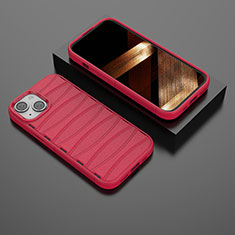 Silicone Candy Rubber TPU Line Soft Case Cover KC1 for Apple iPhone 14 Red