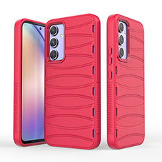 Silicone Candy Rubber TPU Line Soft Case Cover KC2 for Samsung Galaxy A54 5G Red