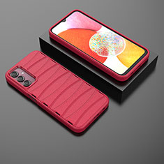 Silicone Candy Rubber TPU Line Soft Case Cover KC2 for Samsung Galaxy M44 5G Red