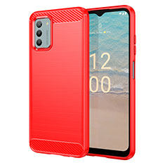 Silicone Candy Rubber TPU Line Soft Case Cover MF1 for Nokia G22 Red