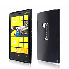 Silicone Candy Rubber TPU Soft Case for Nokia Lumia 920 Black