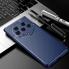 Silicone Candy Rubber TPU Twill Soft Case Cover for Huawei Honor Magic3 Pro+ Plus 5G Blue