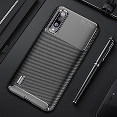 Silicone Candy Rubber TPU Twill Soft Case Cover for Xiaomi Mi A3 Black