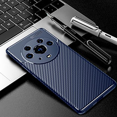 Silicone Candy Rubber TPU Twill Soft Case Cover S01 for Huawei Honor Magic3 Pro 5G Blue