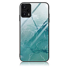 Silicone Frame Fashionable Pattern Mirror Case Cover JM1 for Xiaomi Poco F5 5G Matcha Green