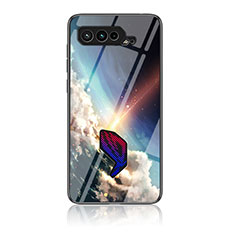 Silicone Frame Fashionable Pattern Mirror Case Cover LS1 for Asus ROG Phone 5 Pro Mixed