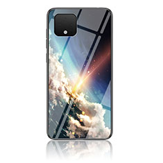 Silicone Frame Fashionable Pattern Mirror Case Cover LS1 for Google Pixel 4 XL Mixed