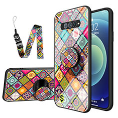 Silicone Frame Fashionable Pattern Mirror Case Cover LS2 for Xiaomi Black Shark 4S Pro 5G Colorful