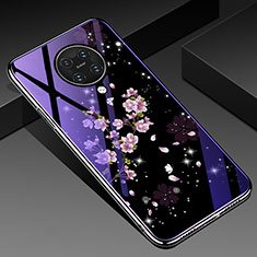 Silicone Frame Fashionable Pattern Mirror Z01 Case Cover for Xiaomi Redmi K30 Pro Zoom Purple