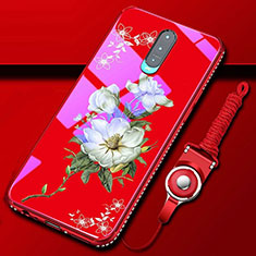 Silicone Frame Flowers Mirror Case Cover S01 for Oppo R17 Pro Mixed