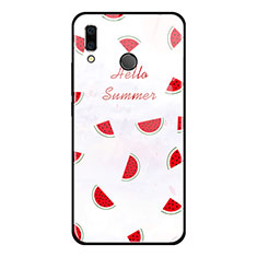 Silicone Frame Fruit Mirror Case Cover for Huawei Honor V10 Lite Red